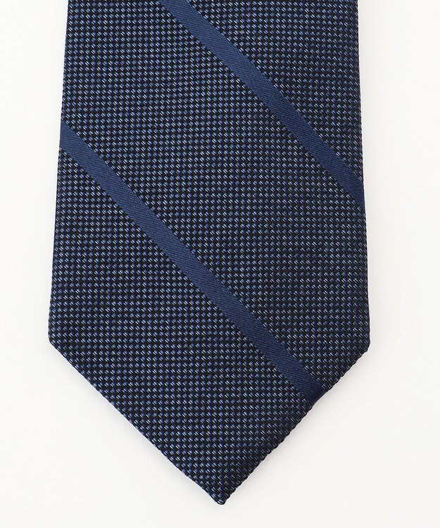 J.PRESS MEN 【GEOMETRIC JACQUARD COLLECTION】ジオメトリックジャガード ネクタイ ダルブルー系1