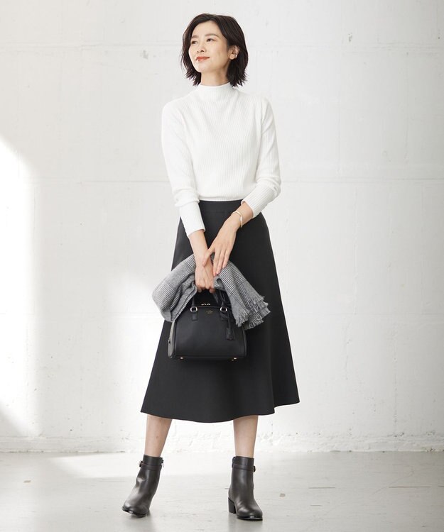 J.PRESS LADIES カシミヤ グレンチェック ストール グレー系3