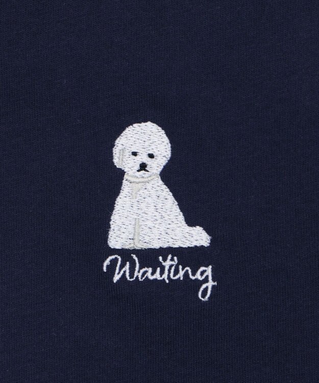 WEGO 【MLサイズ展開/綿100%】グラフィックワンポイントT（SS） ネイビー