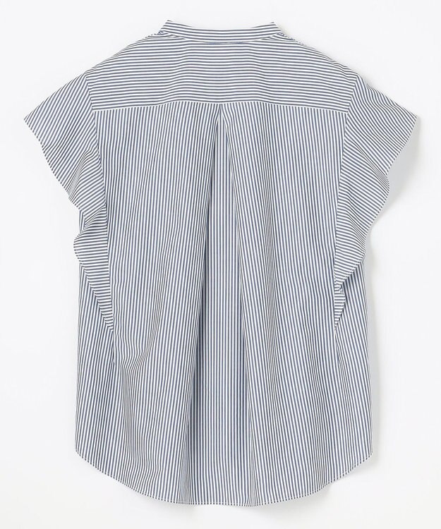 ANY 【UVカット/吸水速乾/抗菌防臭】エニィファンクション 袖フレアブラウス ブルーロンスト