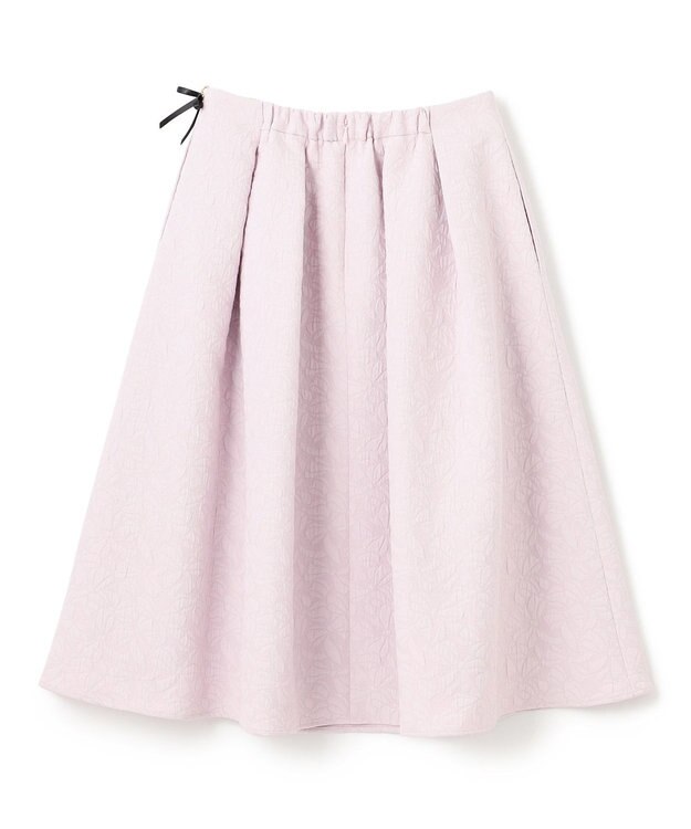 TOCCA 【WEB限定カラーあり】【消臭・洗える】RIBBON LABYRINTH JACQUARDスカート ピンク系