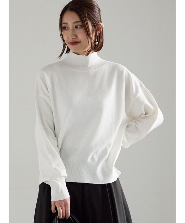 Te chichi バックビジューニット オフホワイト