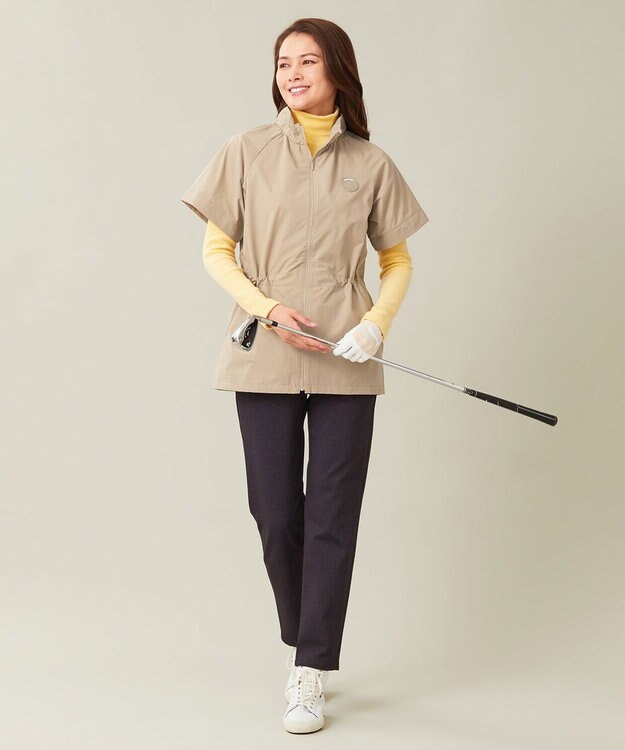 23区GOLF 【WOMEN】【撥水・ストレッチ】デタッチャブル ブルゾン ベージュ系
