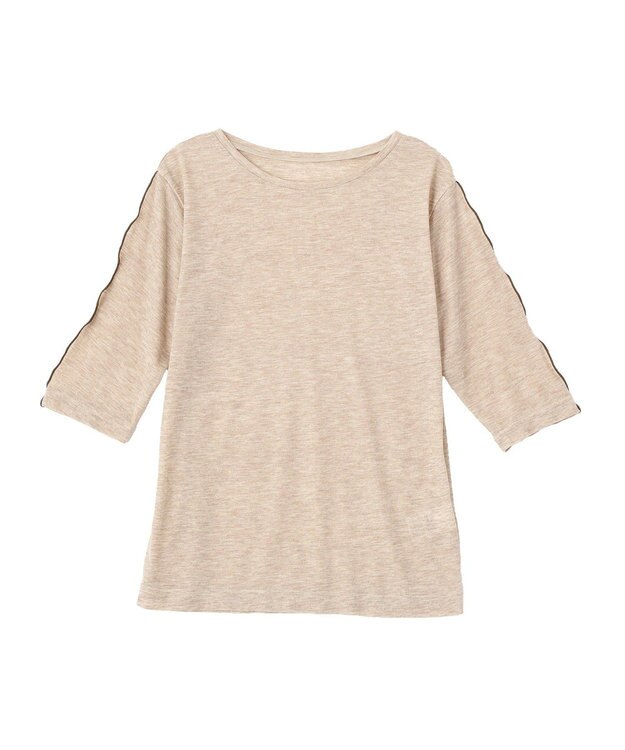 earth music&ecology ハイショクメロートップス Beige