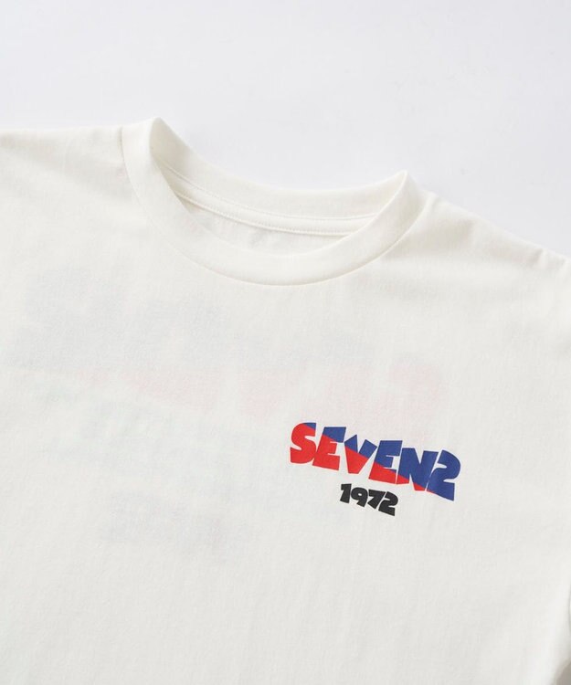 OP／FILA 【SEVEN5】プリントTシャツ ホワイト