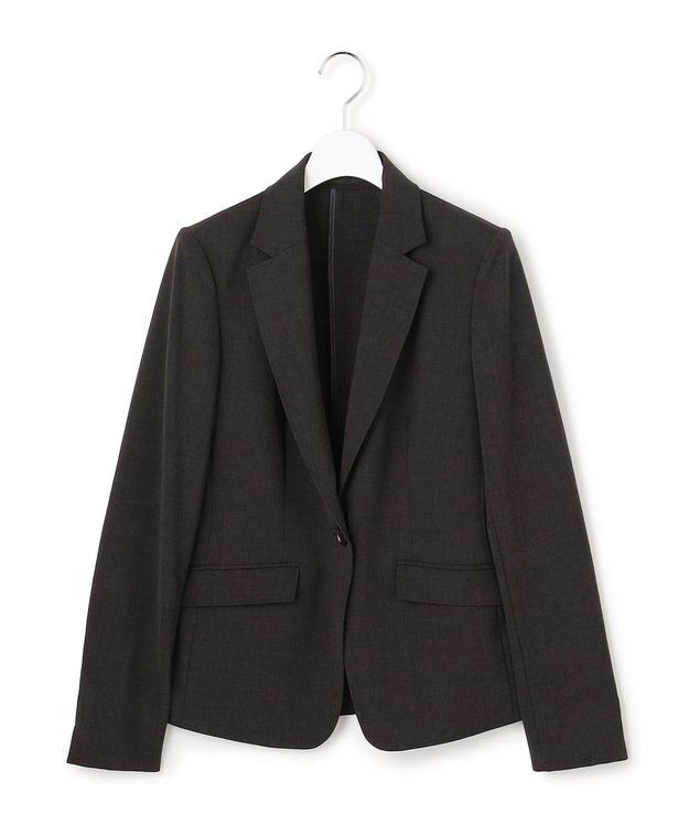 ICB 【先行予約】 レーヨンライクトロ テーラードジャケット チャコール