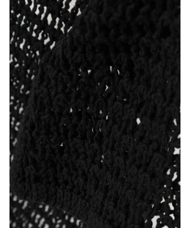 Green Parks ・ＳＵＧＡＲ　ＳＰＯＯＮ　クロシェロングスリーブ Black