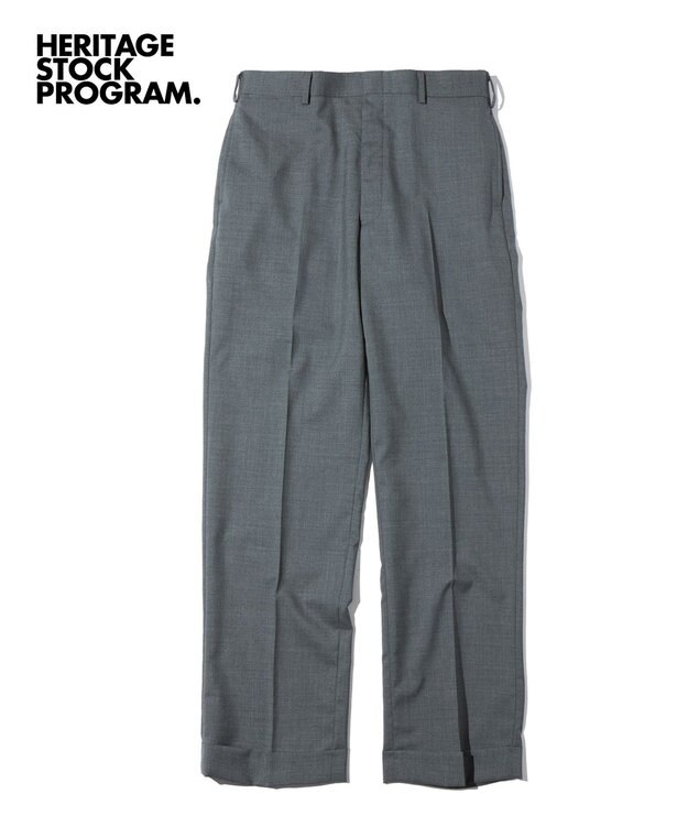 J.PRESS MEN 【J.PRESS ORIGINALS】Peppin Mertno Tropical Piped Stem Trousers / Japan Made ライトグレー系
