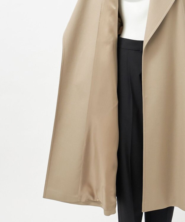 23区 【エステータ】ウールトレンチコート ベージュ