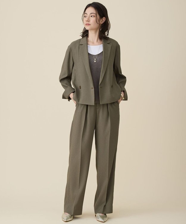 自由区 ワイドストラップ サンダル ブロンズ