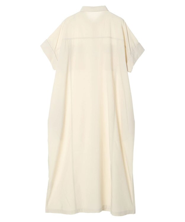 AMERICAN HOLIC 接触冷感＋ＵＶカットＷポケットシャツワンピース Ivory