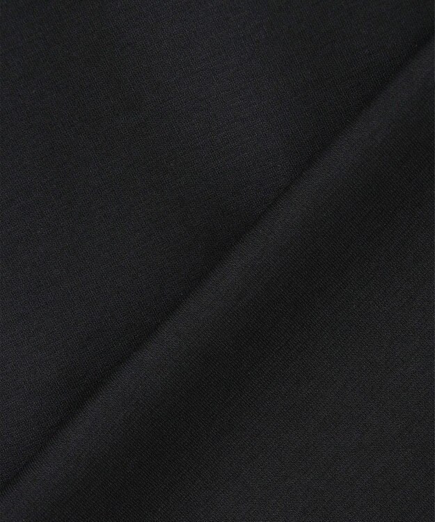 uncrave ダブルフェイスジャージー ノースリーブカットソー ブラック