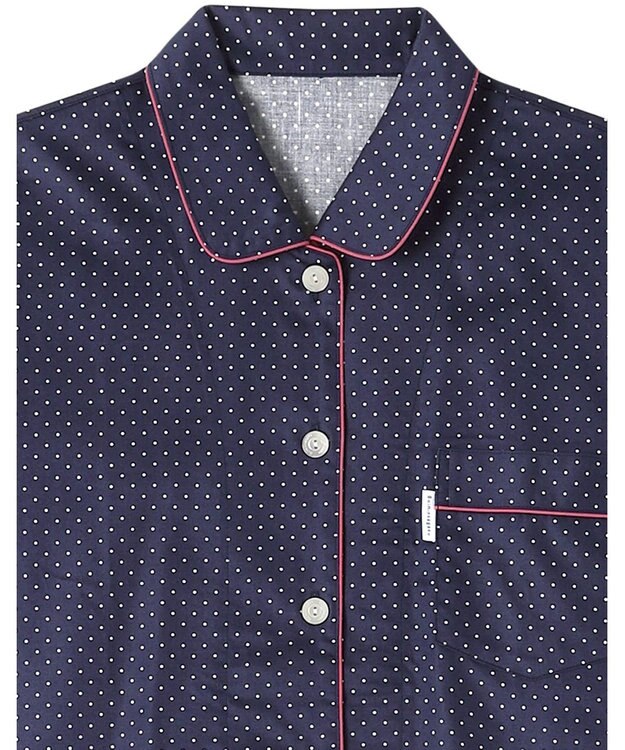 ワコール／睡眠科学 パジャマ 長袖 長ズボン 綿100%(本体) サテン生地 光沢感 なめらかな肌ざわり 上下セット 前開き YDX536 睡眠科学／ワコール コン