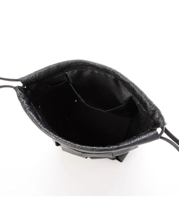 UNBILLION perche サスティナブルメッシュドロストショルダーバッグS ブラック