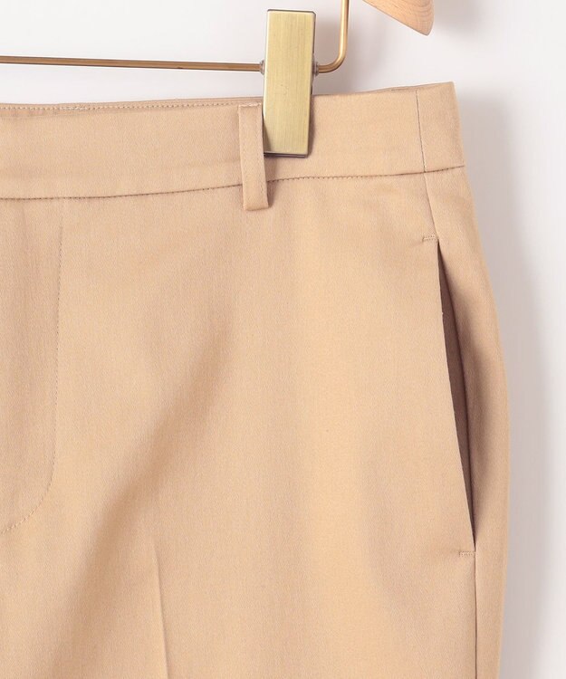 組曲 【WEB限定】ストレッチテーパード パンツ ベージュ系