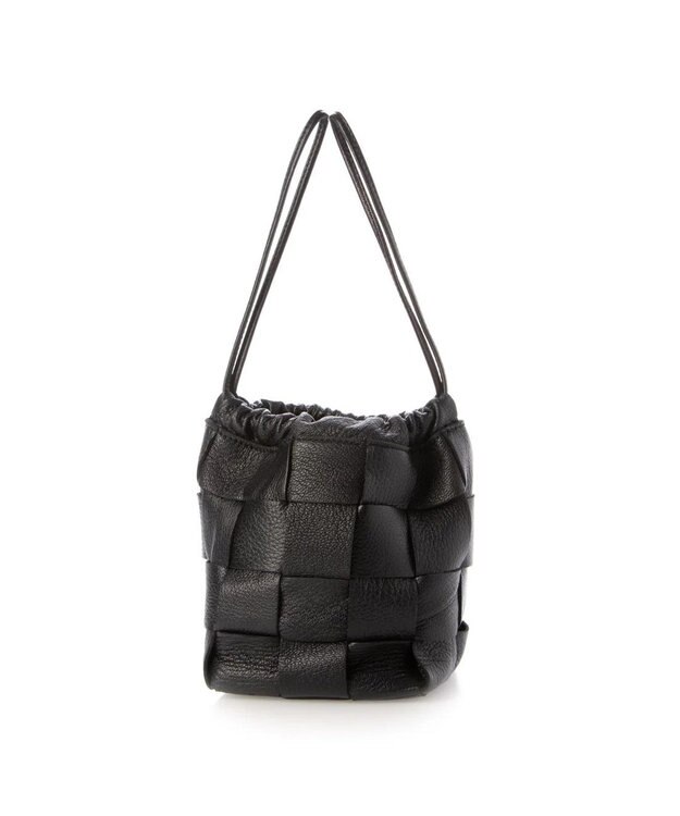 UNBILLION perche サスティナブルメッシュドロストショルダーバッグS ブラック