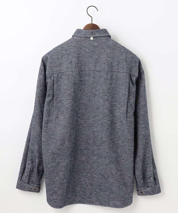 JOSEPH ABBOUD MOUNTAIN 【SPACE／UNISEX】OGスラブシャンブレー シャツ サックスブルー系