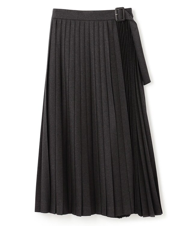 BEIGE， 【10th Anniversary】FLANNEL / プリーツスカート C Gray