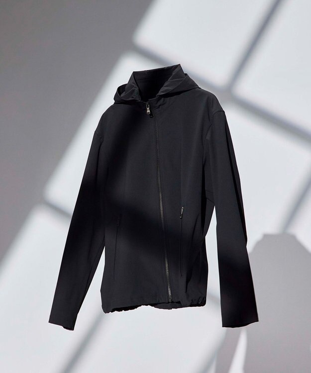 JOSEPH HOMME 【WEB限定】【新素材 / 新型】サマーヴェールストレッチ　フード付きブルゾン ネイビー系