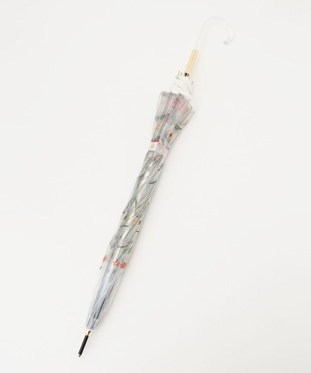 ANY SIS 【WEB限定】刺繍風フラワー 長傘 ピンク系