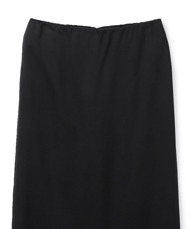 BEIGE， CASSITER / リネンブレンド サテンスカート Black