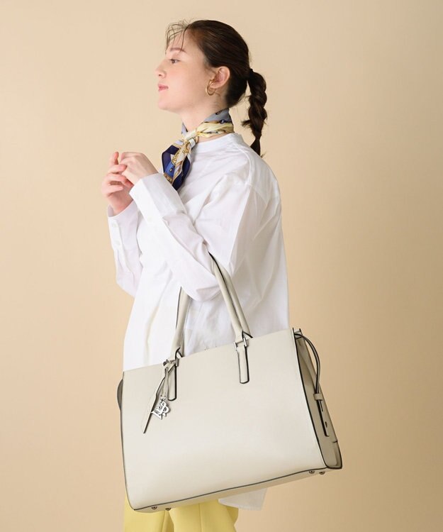 ACE BAGS & LUGGAGE 【雑誌掲載】 W&.Day Night トッテン スクエアトート 11753 ダブルアンドデイナイト 通勤 A4サイズ 13.3インチPC アイボリー