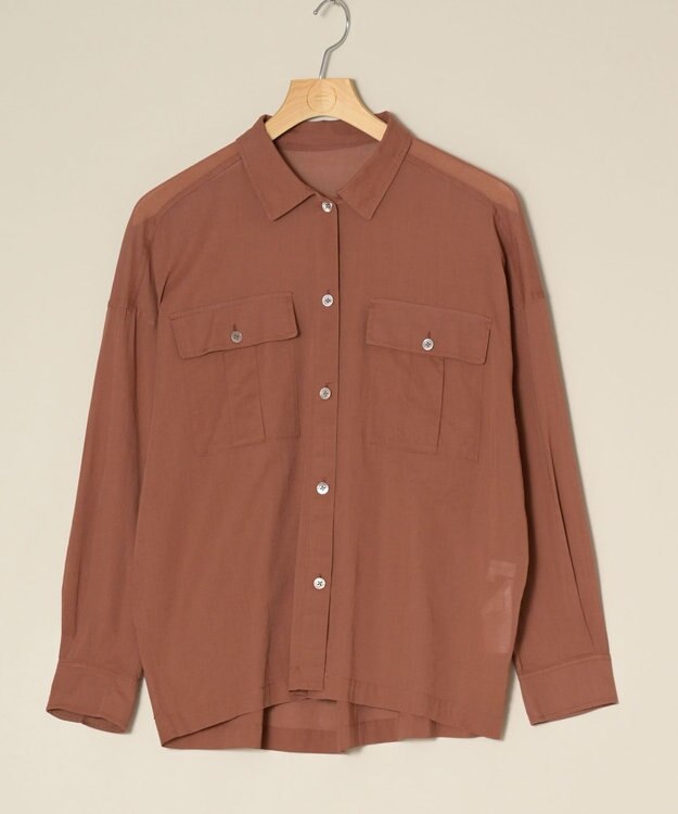 ONWARD Reuse Park 【組曲】ブラウス春夏 ブラウン