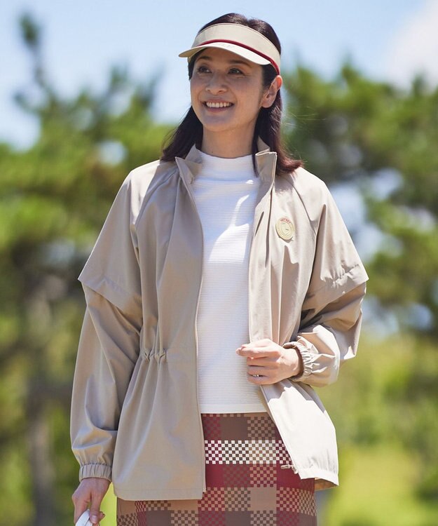 23区GOLF 【WOMEN】【撥水・ストレッチ】デタッチャブル ブルゾン ベージュ系