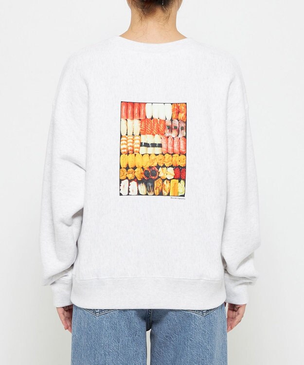 uncrave 【鮨 尚充 × uncrave WHITE】 SUSHI スウェット（uncrave WHITE） ライトグレー