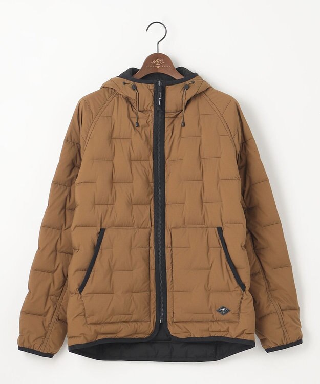 JOSEPH ABBOUD MOUNTAIN 【ストレッチ/リバーシブル/撥水/軽量/ライナードッキング対応】２ＷＡＹストレッチ ダウンジャケット キャメル系