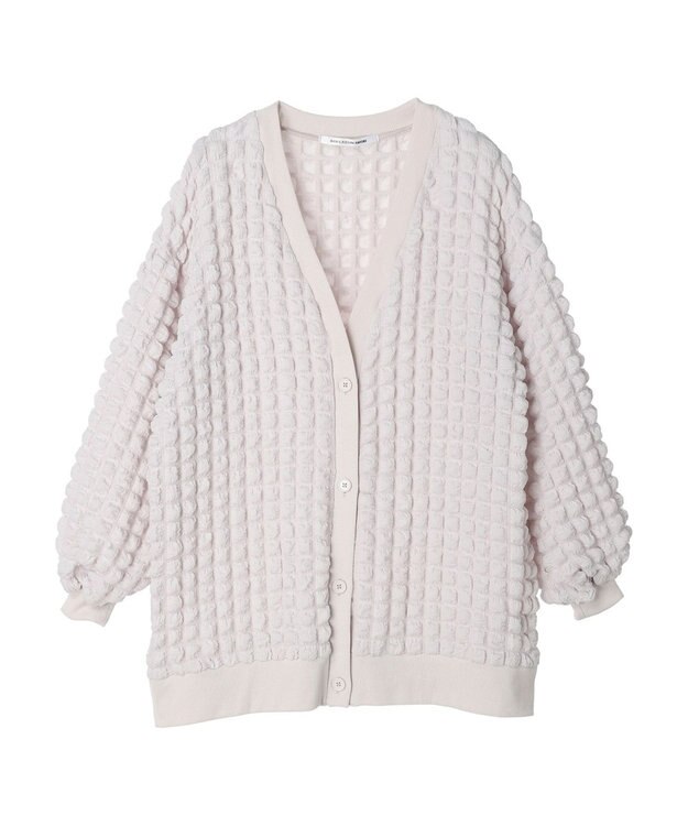 Green Parks ・ＲＡＹ　ＣＡＳＳＩＮ　ポップコーンカーディガン Light Gray