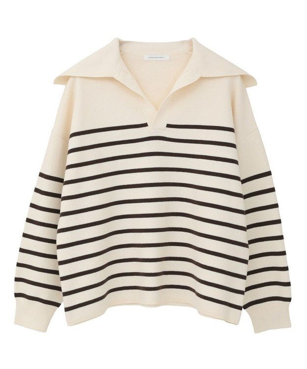 AMERICAN HOLIC セーラーカラーニットプルオーバー Brown