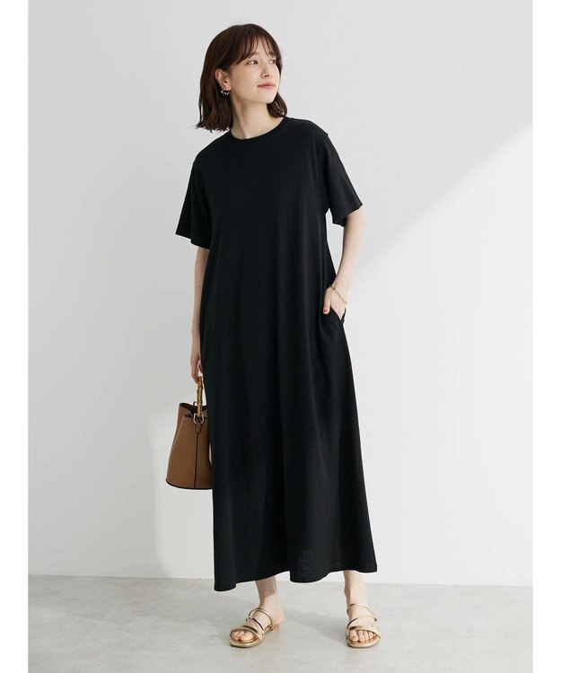 Green Parks Ａラインカットワンピース Black