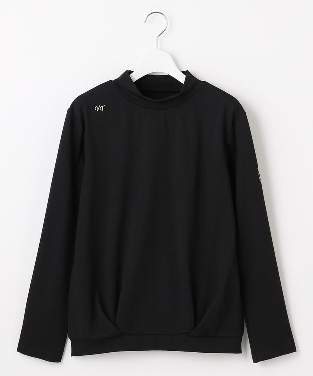 23区GOLF 【WOMEN/EC限定】【吸水速乾/UVケア】シンプル モックネック ブラック系