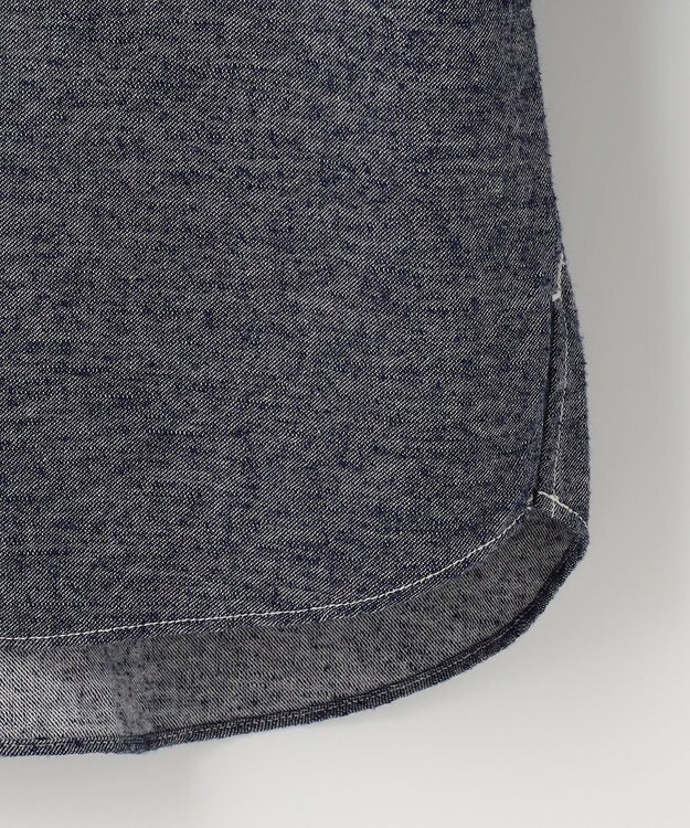 JOSEPH ABBOUD MOUNTAIN 【SPACE／UNISEX】OGスラブシャンブレー シャツ サックスブルー系