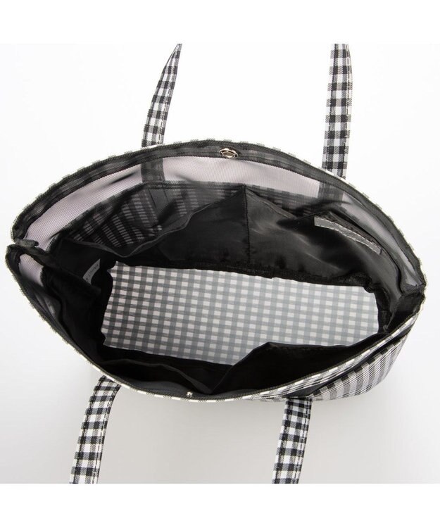 UNBILLION カシュカシュ cachecache / ナイロン×メッシュバッグインバッグ ブラックミックス