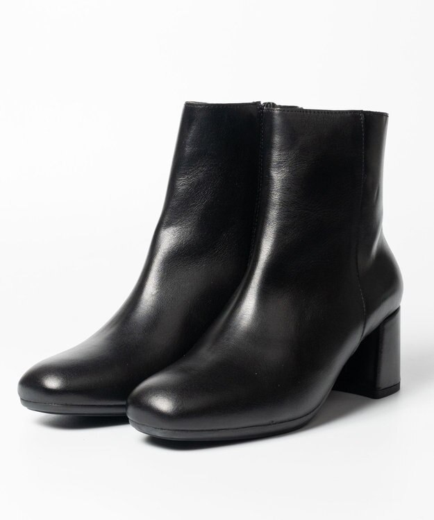 BONTRE 【BONTRE/ボントレ】スクエアショートブーツ ブラック