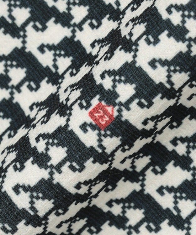 23区GOLF 【WOMEN】【ストレッチ】ハンタードッグ柄 スカート ホワイト系5