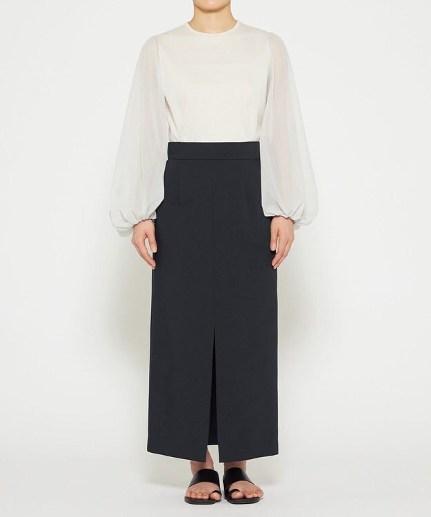 uncrave シアースリーブカットソー（uncrave STANDARD） グレージュ