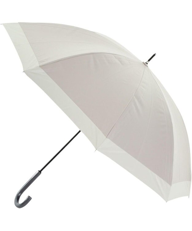 MOONBAT 晴雨兼用日傘 長傘 バイカラー切継／遮光 遮熱 UV ベージュ