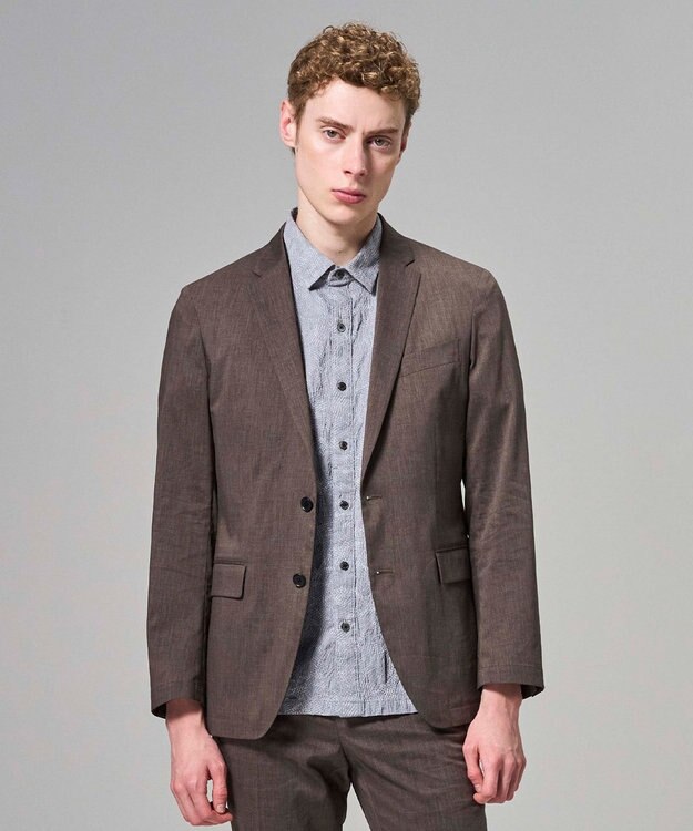 JOSEPH HOMME 【新素材】クールリネンストレッチ　ジャケット ダークブラウン系