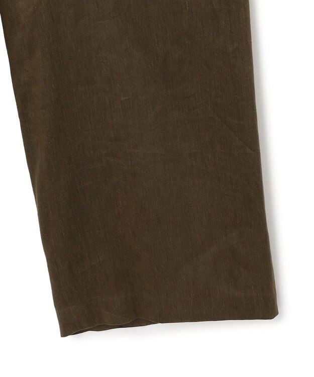 BEIGE， MICA / リネンブレンドイージーワイドパンツ Khaki