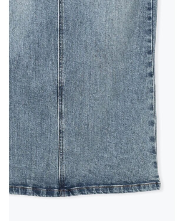 Te chichi デニムトラペーズスカート サックスブルー