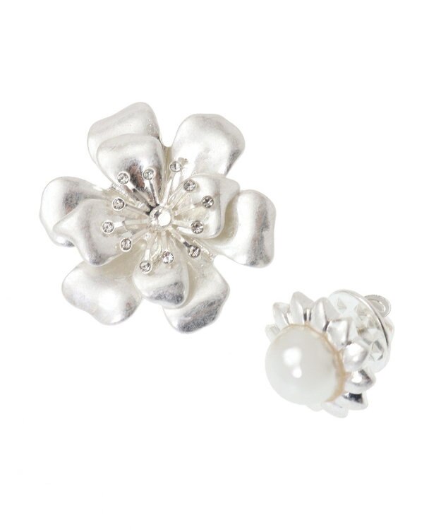 AMERICAN HOLIC ２セットフラワーブローチ Silver