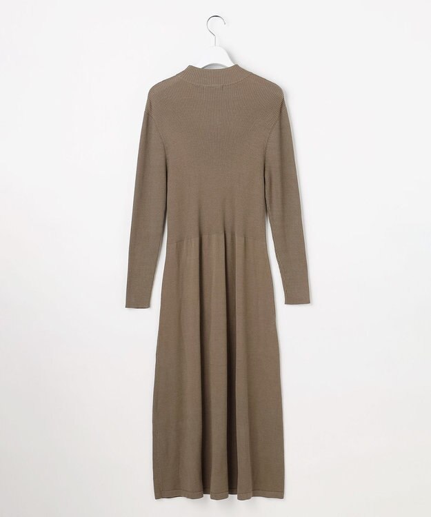 Feroux ジレ付きニット ワンピース ベージュ系