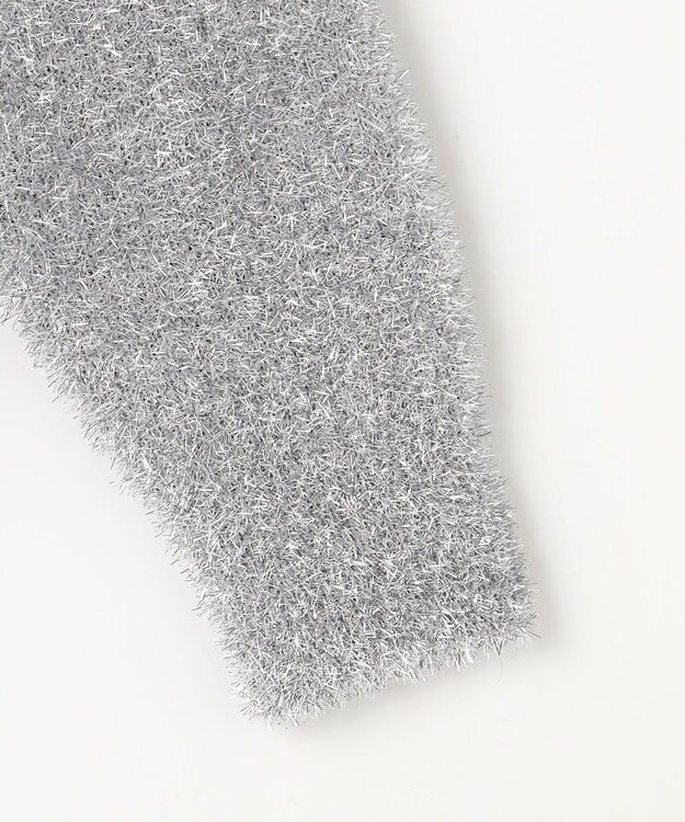 組曲 ラメシャギーニット シルバー系