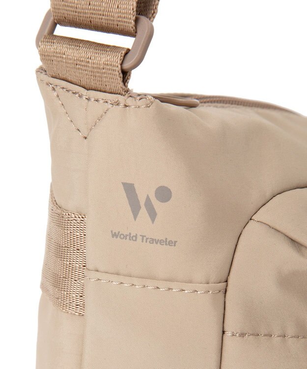 ACE BAGS & LUGGAGE World Traveler ミラ ショルダーバッグ  17532 ワールドトラベラー ベージュ