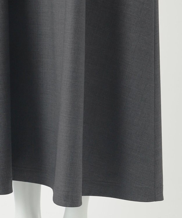 23区 S 【R(アール)】ウールトロストレッチ 長袖ワンピース グレー系