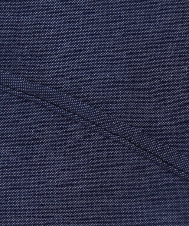 J.PRESS MEN 【HYBRID LINEN】オープンカラーシャツ ネイビー系