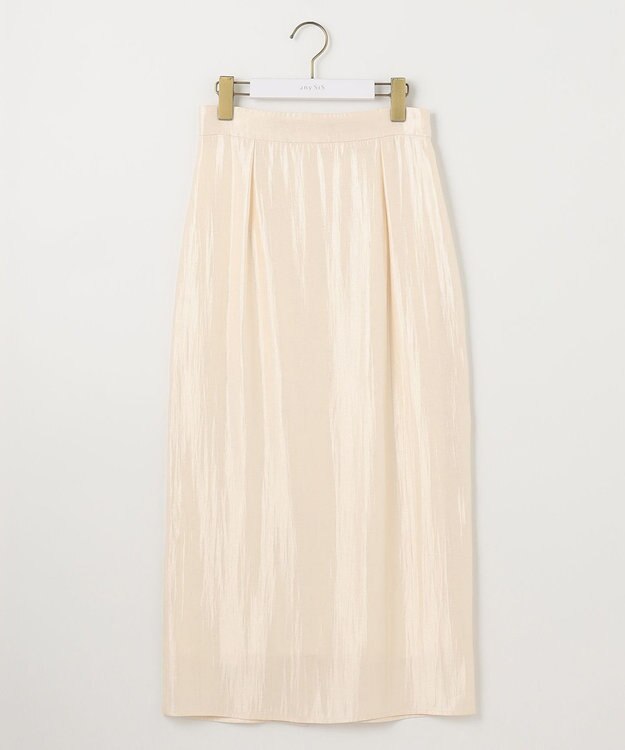 ANY SIS 【洗える】ソフトグリッターペンシル スカート アイボリー